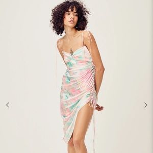 For Love and Lemons Call Me Midi Dress Size XL